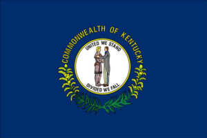 Kentucky USA flag
