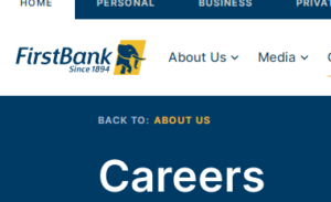 First Bank Recruitment